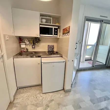 Studio climatisé avec grande terrasse et parking privé, proche plage et commerces - FR-1-716-60 Appartamento La Grande-Motte